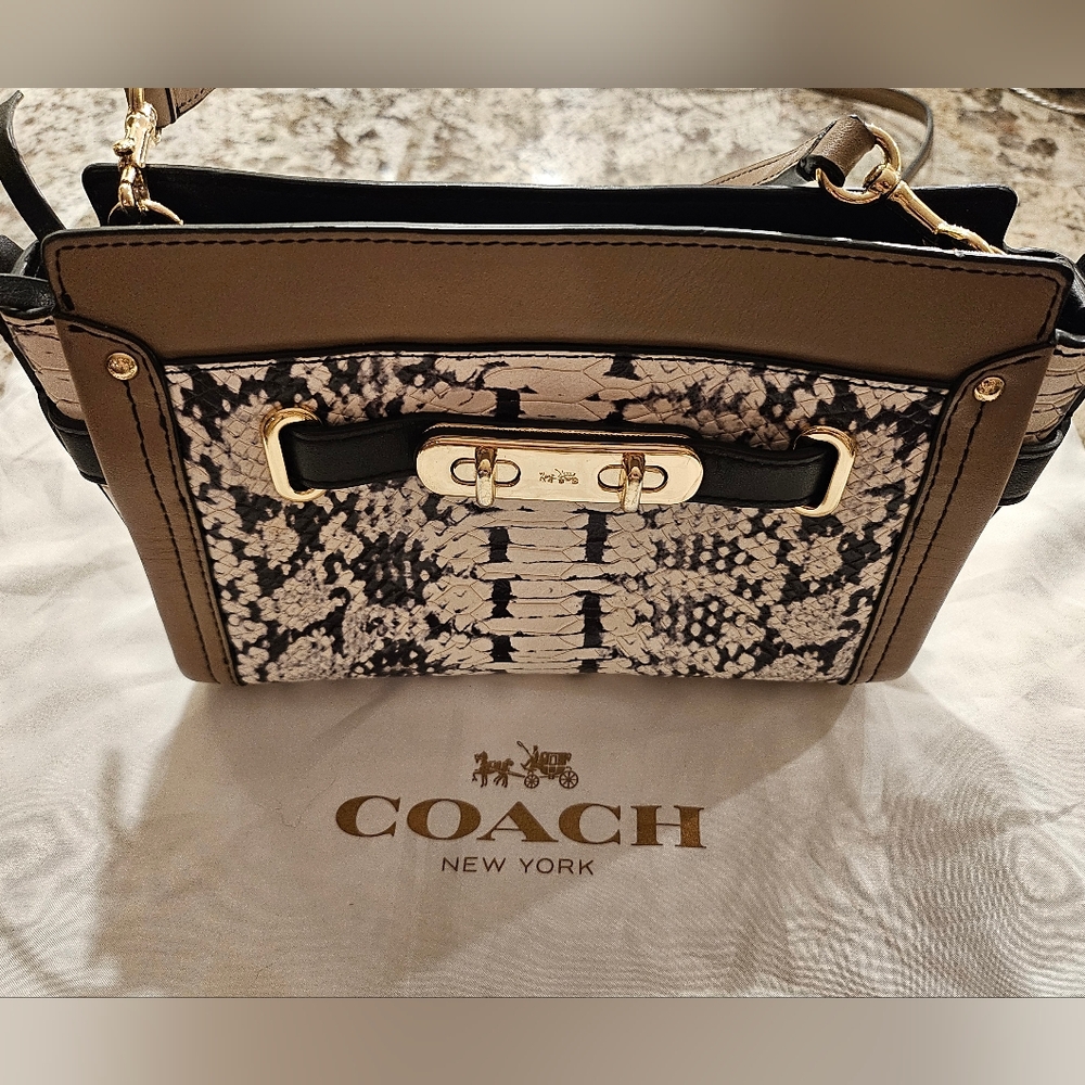 Coach Snakeskin Crossbody Bag